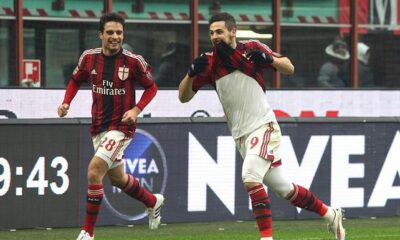 Mattia Destro, primo gol con la maglia del Milan