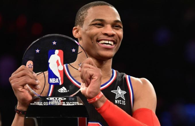 Russel Westbrook, dominatore dell'All Star Game Nba