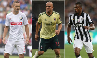 Vidic, Alex, ed Evra: simboli del momento del calcio italiano, che punti su vecchi e su stranieri