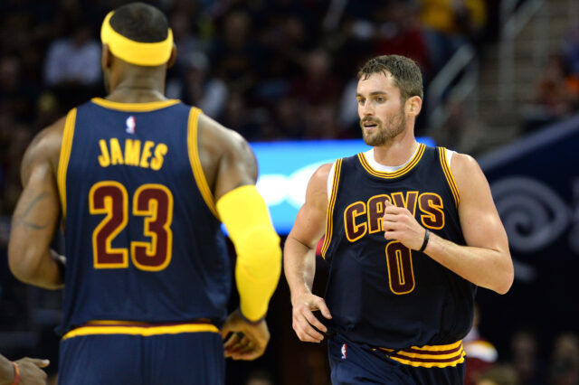 Kevin Love e Lebron James, ali dei Cleveland Cavaliers