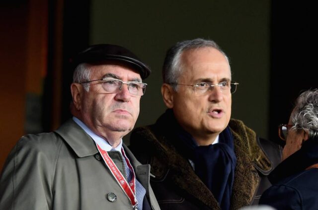 Tavecchio e Lotito, le due figure di spicco del calcio italiano