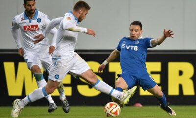 Pagelle Dinamo Mosca-Napoli 0-0: Andujar reattivo, Mertens imprendibile