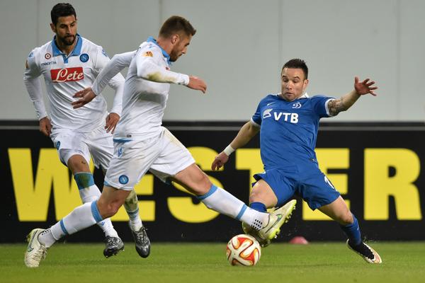 Pagelle Dinamo Mosca-Napoli 0-0: Andujar reattivo, Mertens imprendibile