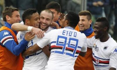 Okaka ci mette lo zampino: la Samp passa a Bergamo