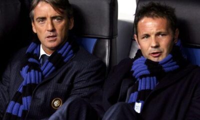 Sinisa Mihajlovic e Mancini ai tempi dell'Inter