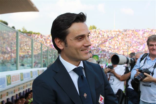 Vincenzo Montella alla guida della Fiorentina dal 2012