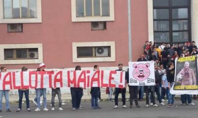 Striscione contro Pallotta