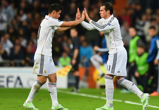 James Rodriguez e Gareth Bale