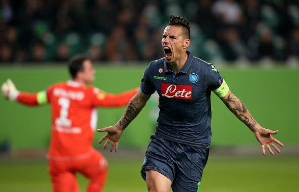 Hamsik, Wolfsburg-Napoli