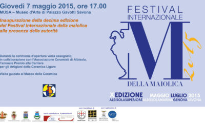 Maiolica, star del Festival Internazionale di Savona