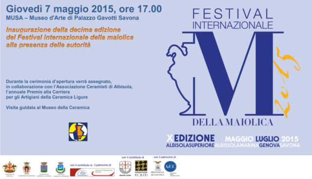 Maiolica, star del Festival Internazionale di Savona