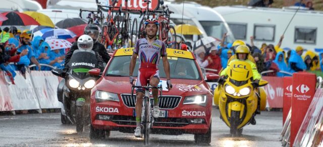 Purito Rodriguez, vincitore a Plateau de Beille