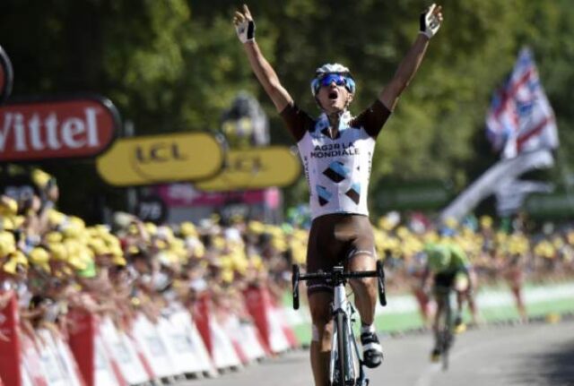 Vuillermoz vince l'ottava tappa del Tour, Nibali in difficoltà