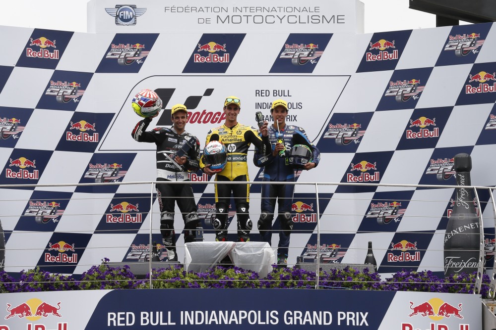 podio Moto2 #IndyGP