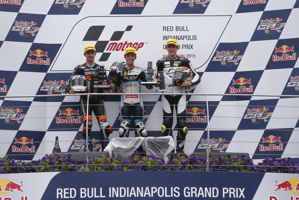 podio Moto3 #IndyGP