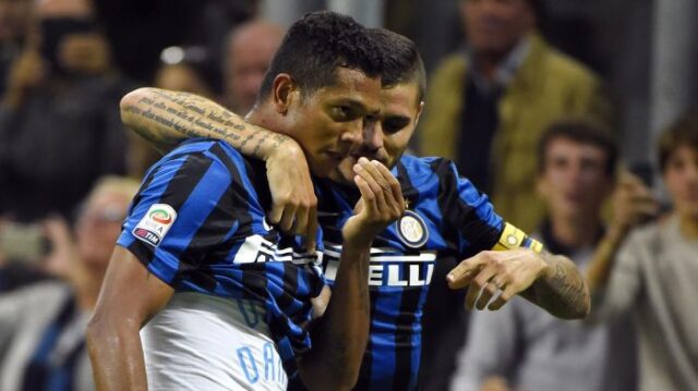 La rete di Guarin permette all'Inter di vincere il derby