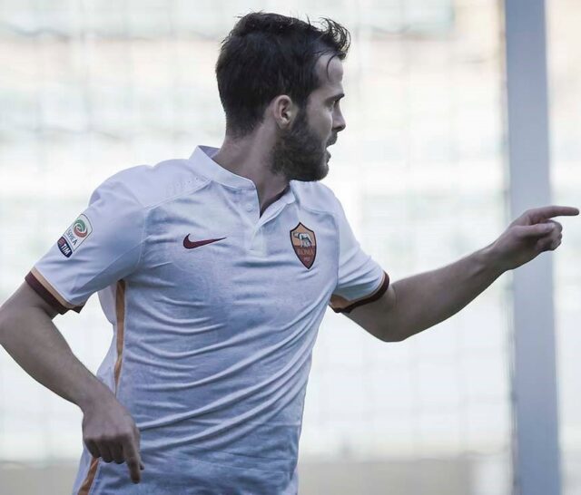 Miralem Pjanic, centrocampista della Roma
