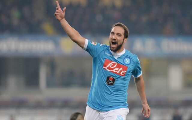 Gonzalo Higuain, asso dell'attacco del Napoli