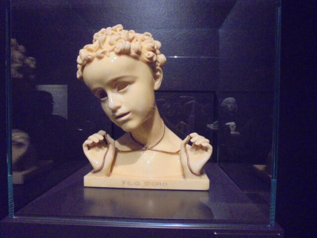 Wildt, una delle opere più delicate Filo d'oro