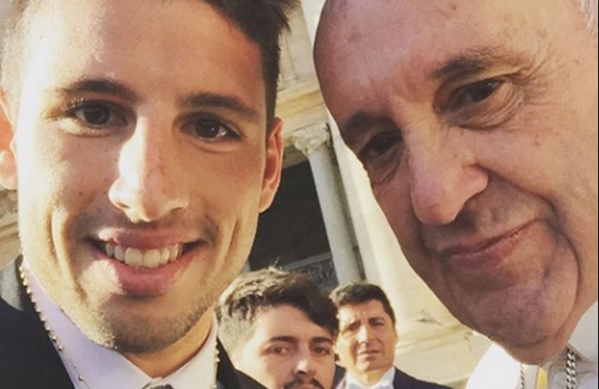 Selfie Calleri Papa