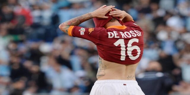 De Rossi: rabbia e impotenza dopo Barcellona-Roma 4-1