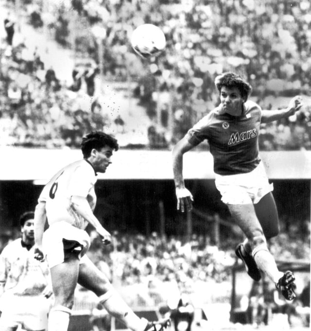 Marco Baroni gol Napoli Lazio