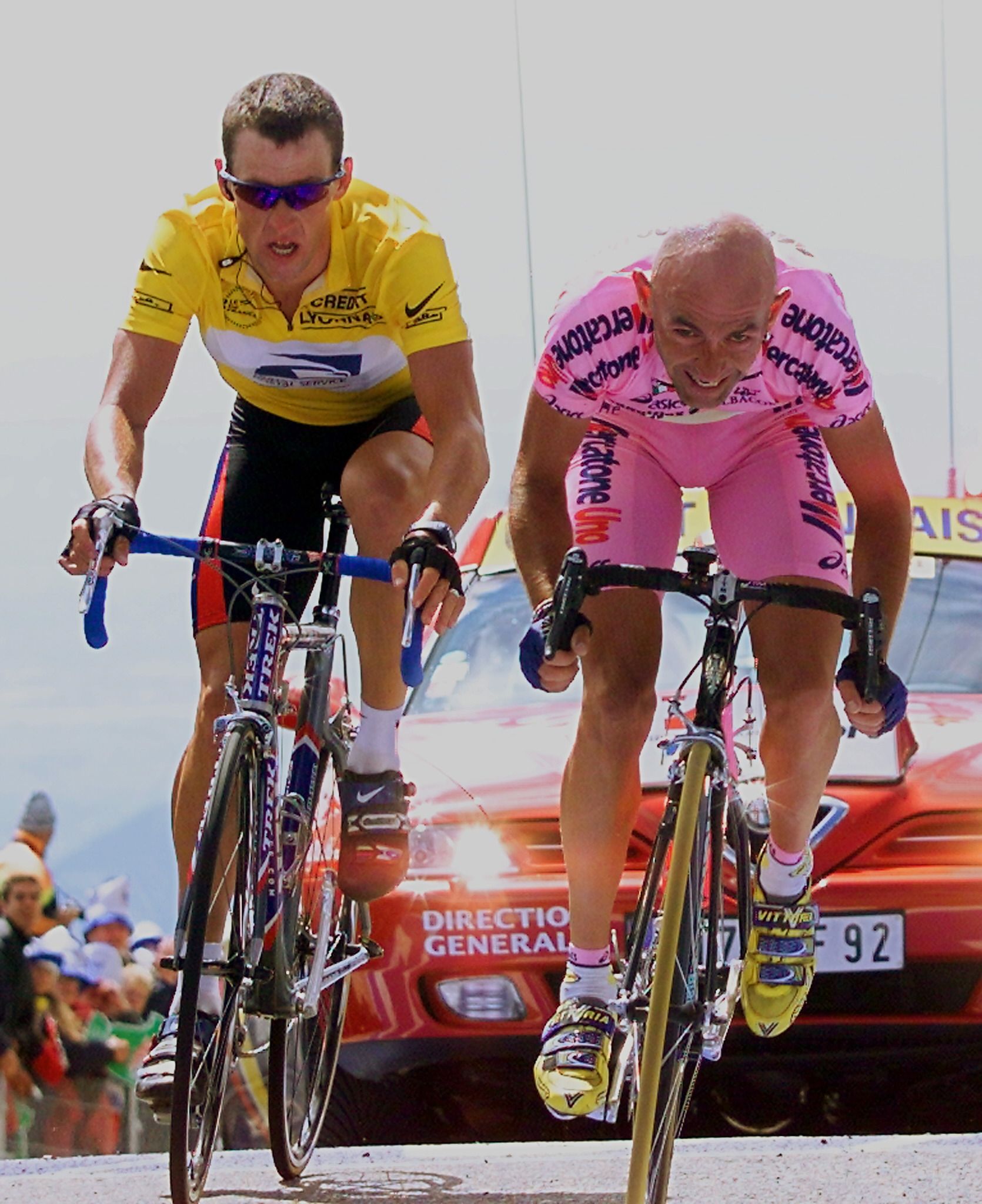 Pantani contro Armstrong al Tour del 2000