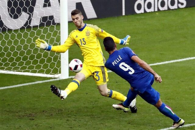 Pellè segna alla Spagna