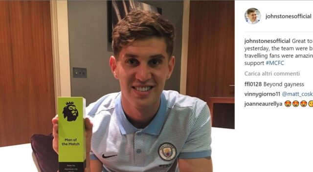 John Stones, giocatore del Manchester City