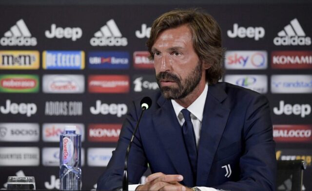 Andrea Pirlo allenatore della Juventus