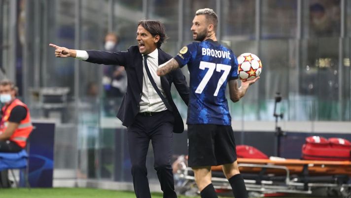 Simone Inzaghi e Marcelo Brozovic - Photo by Internews