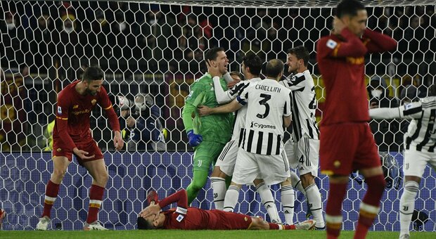 Il rigore fallito da Lorenzo Pellegrini(Roma-Juventus domenica 9 Gennaio 2022) - Photo by ilmessagero.it