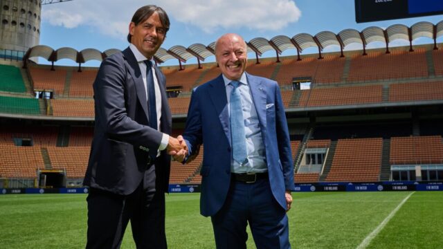Marotta e Inzaghi vogliono rilanciare l'Inter