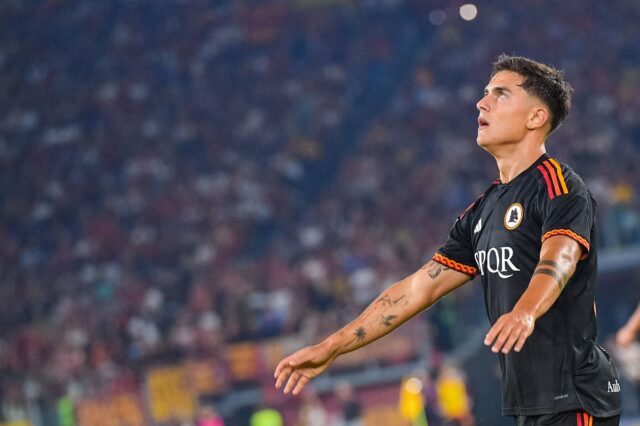 Dybala. Fonte foto: Facebook Roma