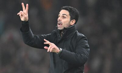 Arteta, tecnico dell'Arsenal che sfida l'Inter in Champions Leagure