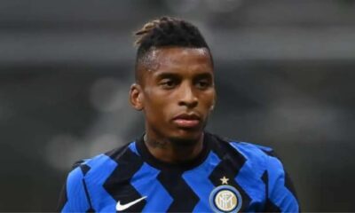 Dalbert con la maglia dell'Inter
